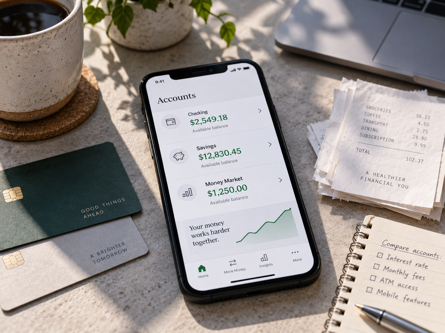 What are checking account rates?